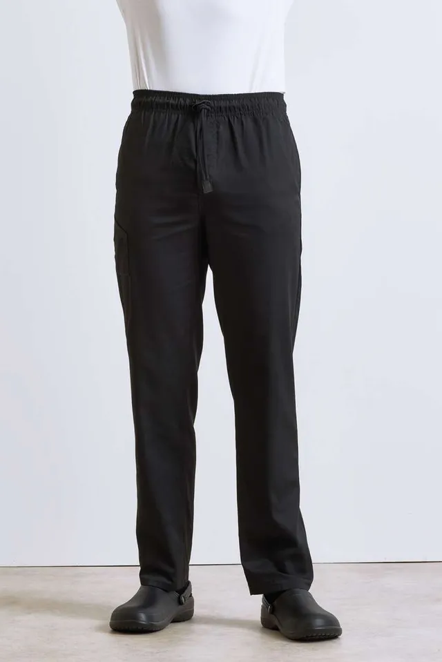 Premier Slim Fit szakácsnadrág (PR554), modellen