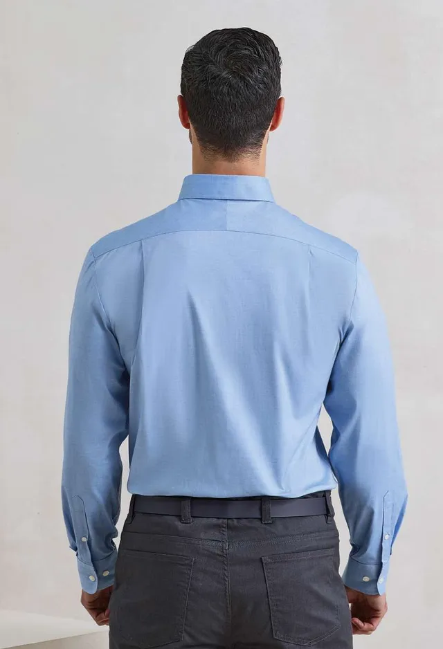 Premier 'supreme’ hosszú ujjú oxford férfi ing (PR284), modellen
