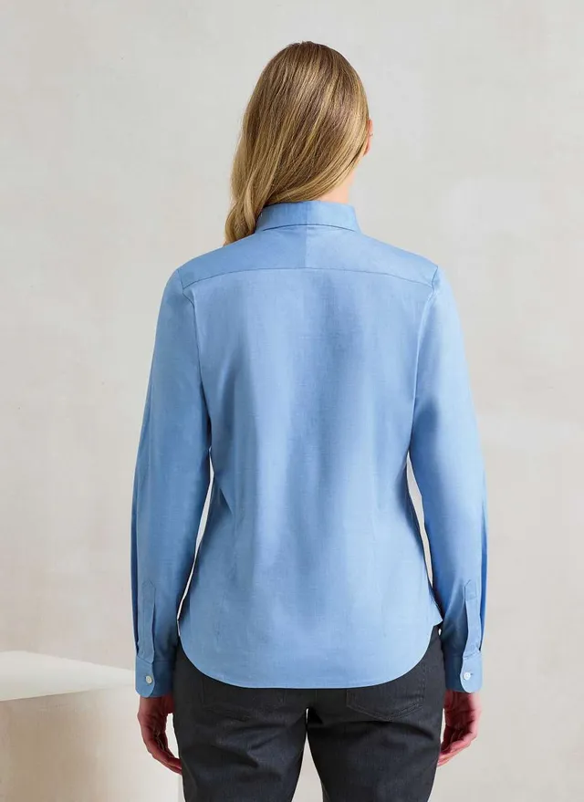 Premier 'supreme' női hosszú ujjú oxford ing (PR384), modellen