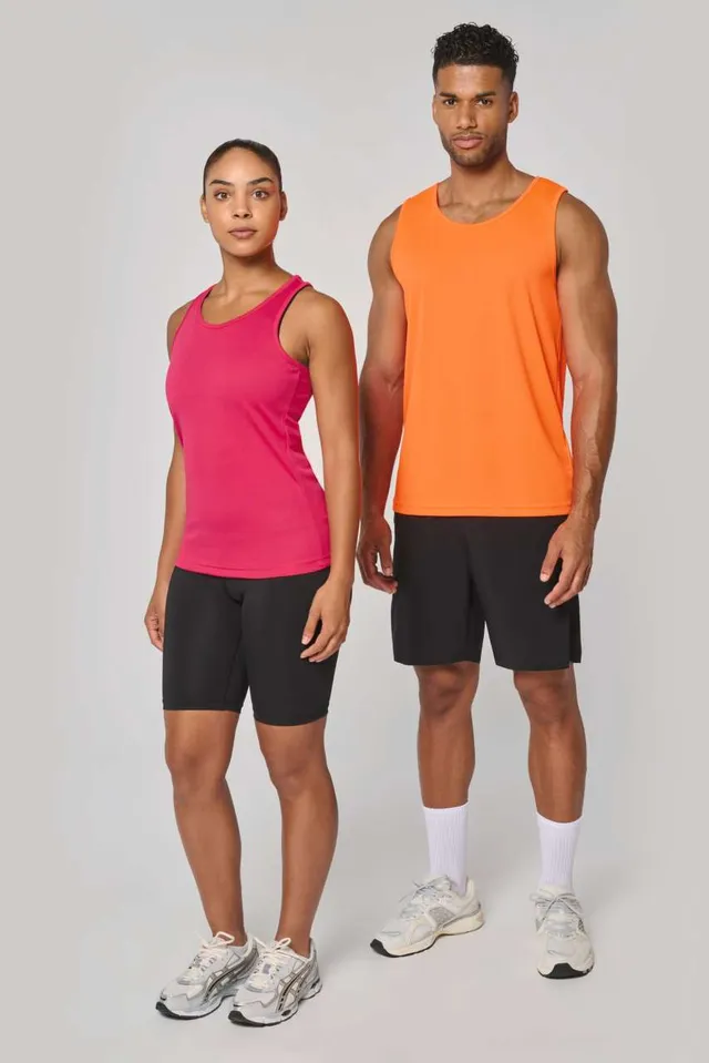 Proact női sport ujjatlan póló (PA442), modellen