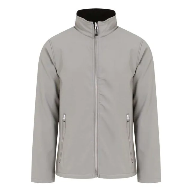 Regatta Ascender 2 Layer férfi softshell dzseki (TRA762), Ásványszürke/Fekete színben