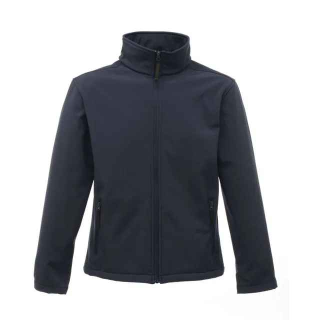 Regatta Classic háromrétegű nyomtatható férfi softshell (TRA681), Sötétkék/Fókaszürke színben