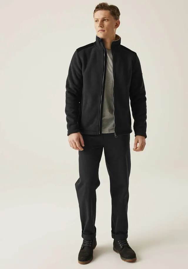 Regatta Faversham Full Zip fleece férfi polár felső (TRF666), modellen