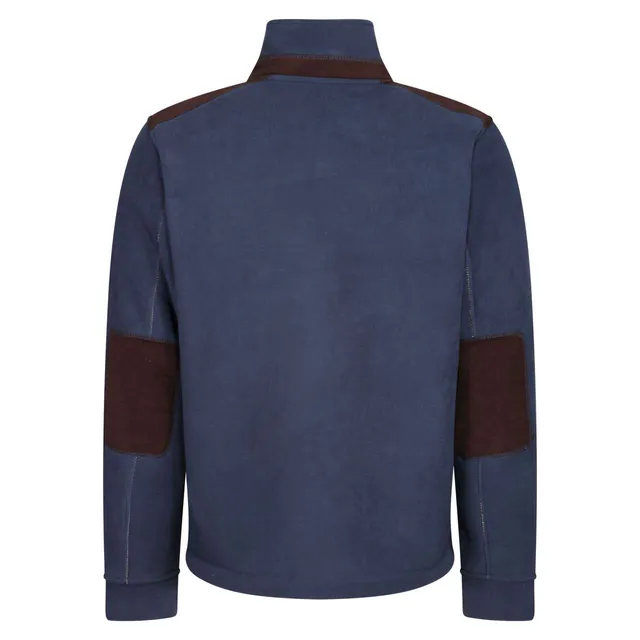 Regatta Faversham Full Zip Fleece férfi polár felső (TRF666), Sötétkék színben