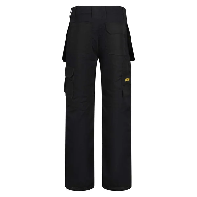 Regatta Hardwear zsebes férfi nadrág (rövid) (TRJ335S), Fekete színben