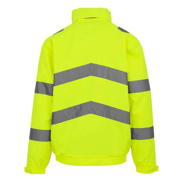 Regatta HI Vis Pro Contract Dover férfi dzseki (TRW457), Sárga színben
