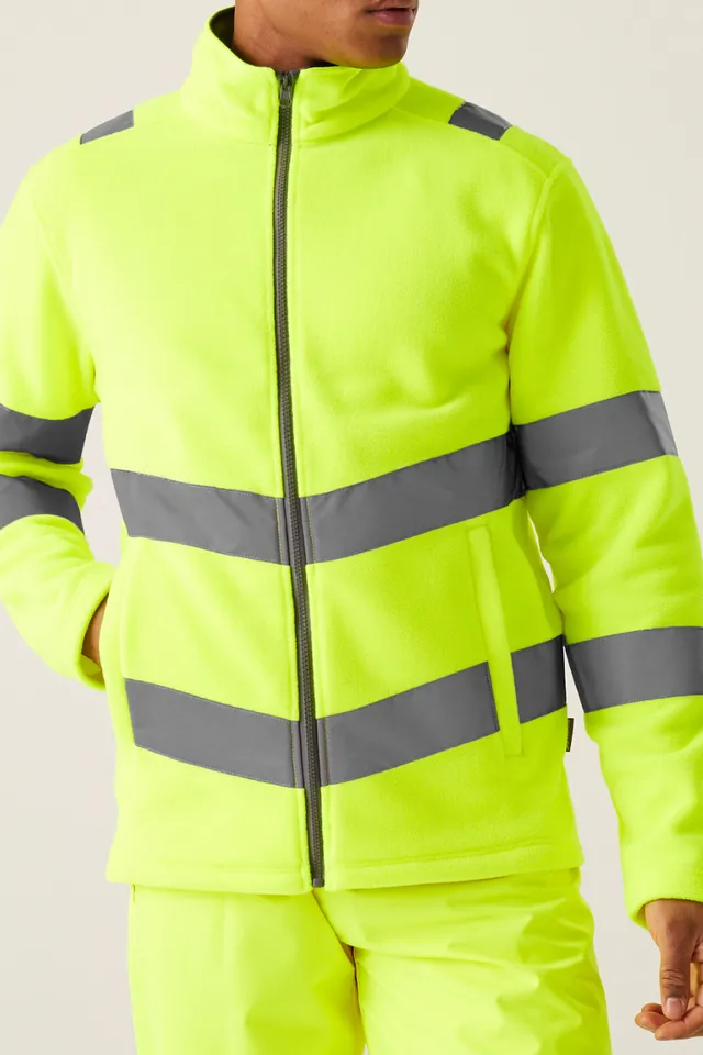 Regatta HI-Vis Pro Contract Thor fleece férfi (TRF648), modellen
