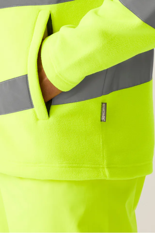 Regatta HI-Vis Pro Contract Thor fleece férfi (TRF648), modellen
