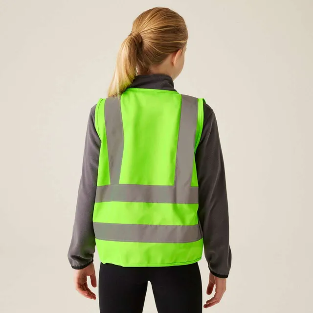Regatta HI-Vis Pro Junior gyerek mellény (TRSA250), modellen