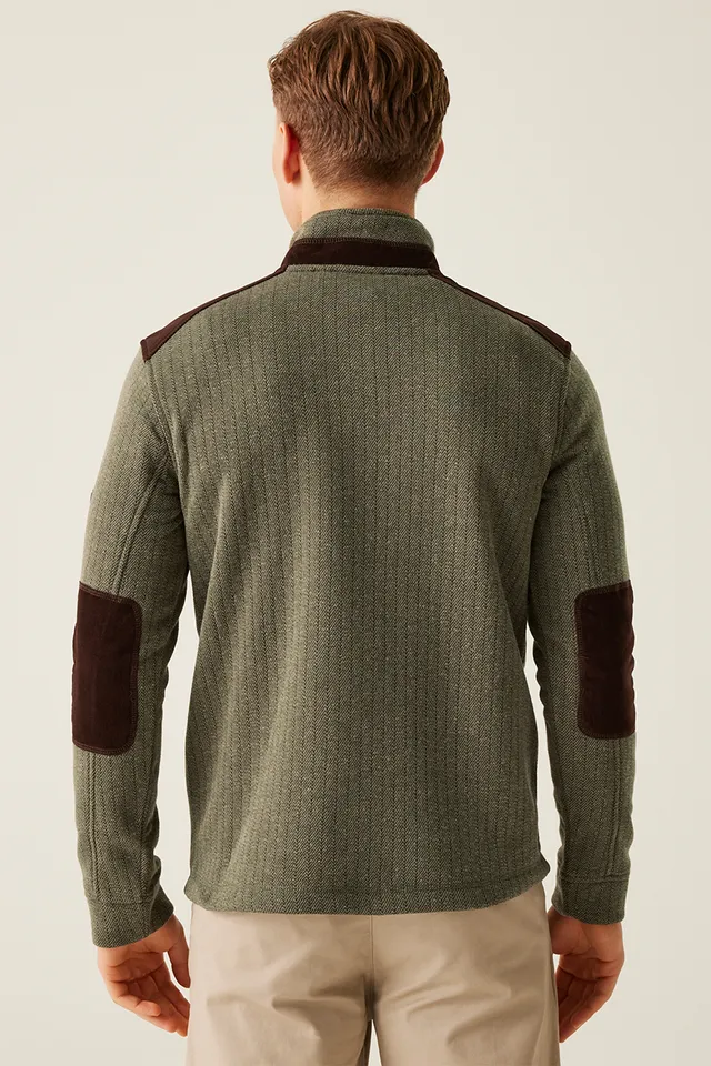 Regatta Holbeck Half Zip fleece férfi polár felső (TRF665), modellen