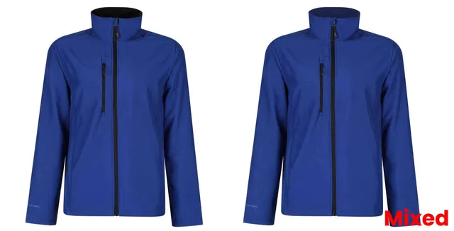 Regatta Honestly Made újrahasznosított emblémázható férfi softshell dzseki (TRA600), Királykék színben