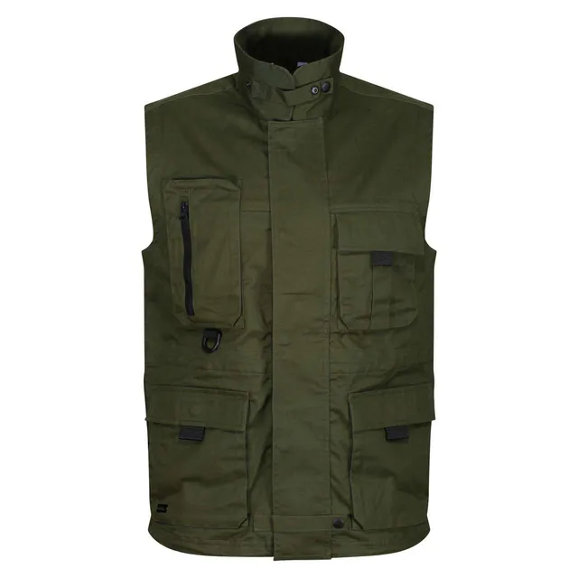 Regatta Pro Utility férfi mellény (TRA865), Khaki színben