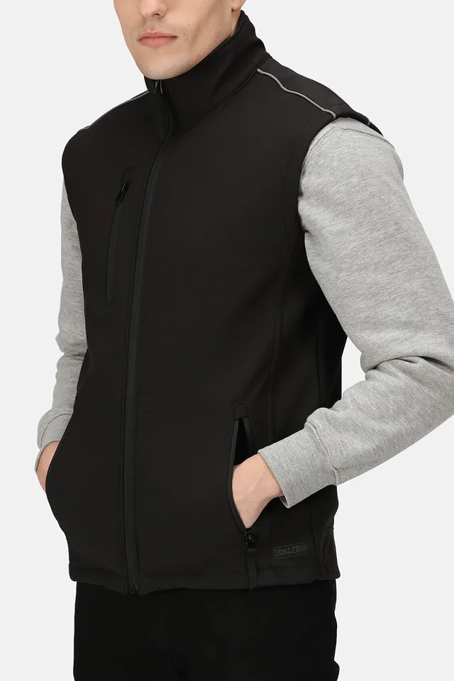 Regatta Sandstorm férfi softshell Ripstop mellény (TRA813), modellen