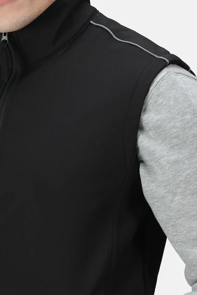 Regatta Sandstorm férfi softshell ripstop mellény (TRA813), modellen
