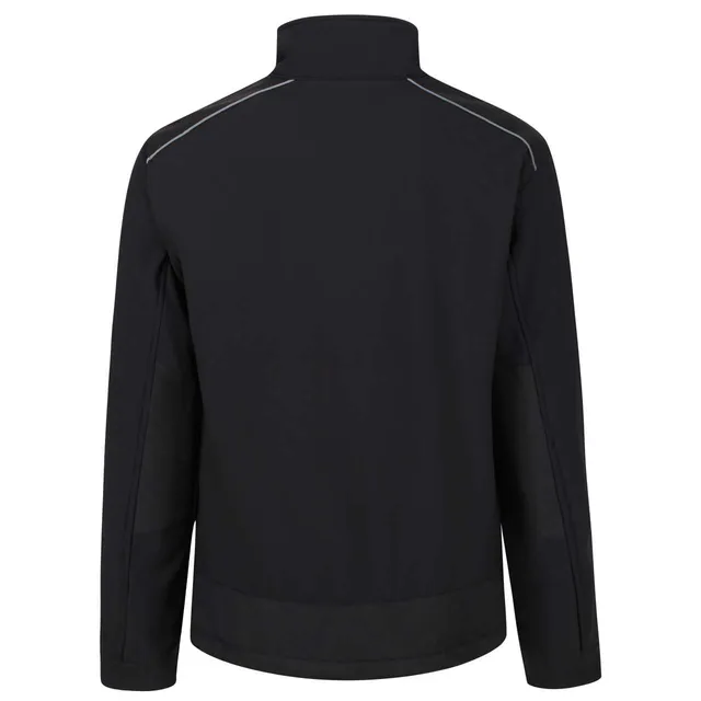 Regatta Sandstorm Ripstop férfi softshell (TRA651), Fekete színben