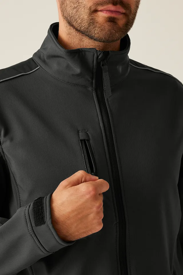 Regatta Sandstorm ripstop férfi softshell (TRA651), modellen