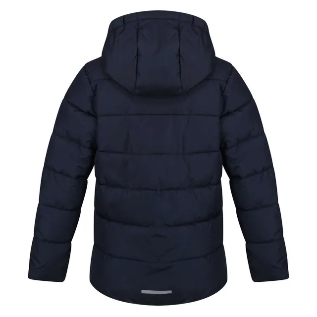 Regatta Thermal kapucnis gyermek dzseki (TRA542), Sötétkék/Királykék színben