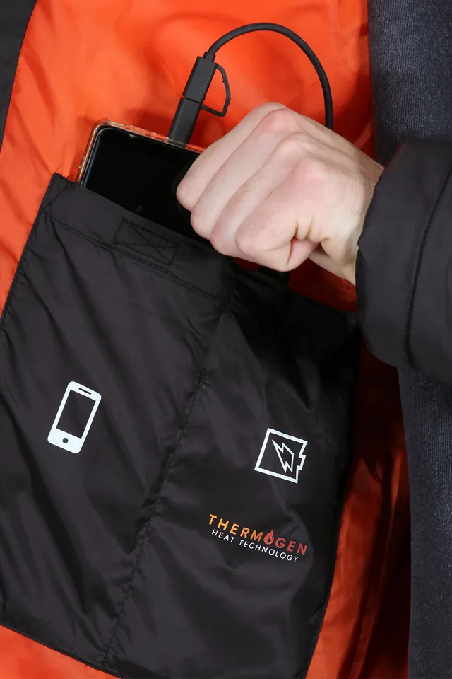 Regatta Thermogen Warmloft fűthető dzseki (TRA527), modellen