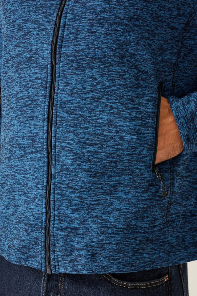 Regatta Thornly Men - Full Zip Marl fleece férfi polár felső (TRF603), modellen