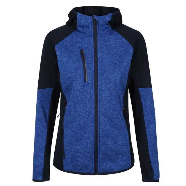 Regatta Women's X-Pro női Coldspring II Hybrid Performance stretch Hooded fleece Jacket (TRF621)