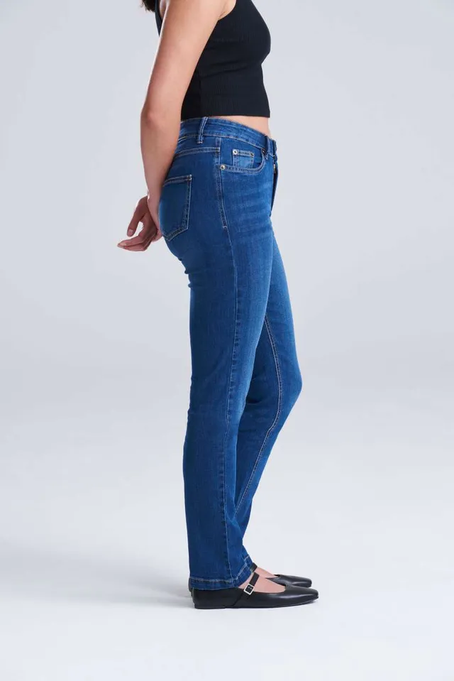 So Denim Katy Egyenes szárú női farmernadrág (SD011), modellen