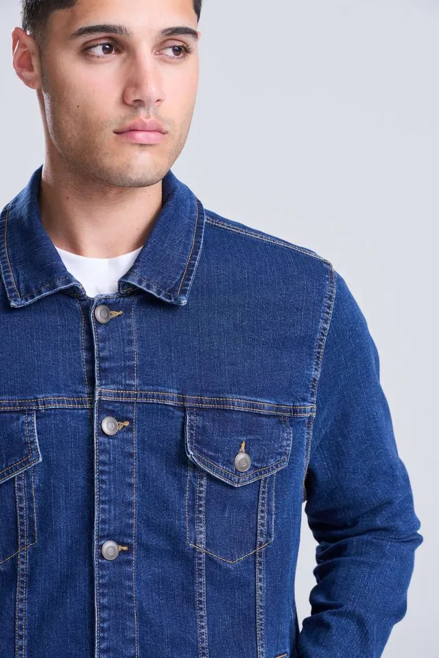 So Denim Noah férfi farmerdzseki (SD060), modellen