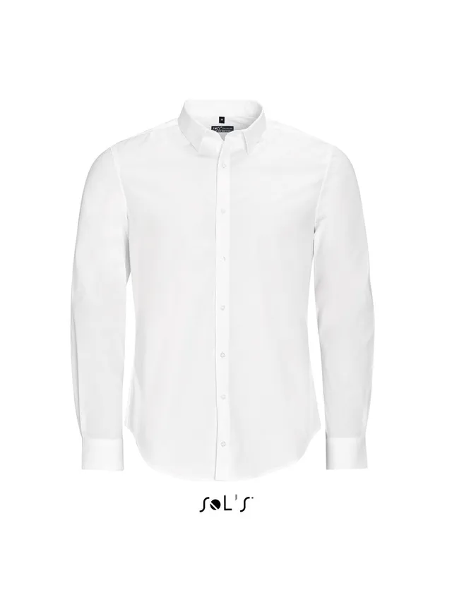SOL'S Blake Men - hosszú ujjú stretch férfi ing (01426)