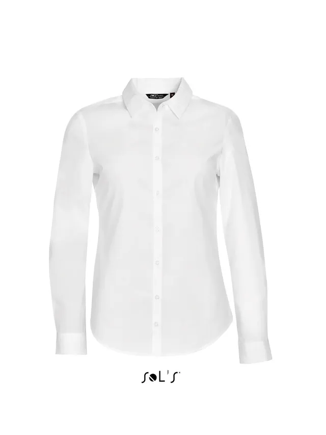 SOL'S Blake Men - hosszú ujjú stretch női ing (01427)