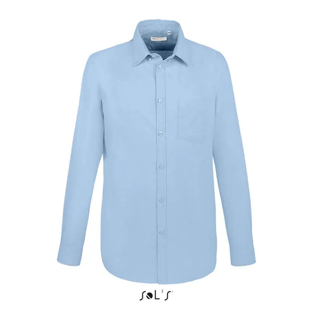 SOL'S Boston Fit - hosszú ujjú oxford férfi ing (02920)
