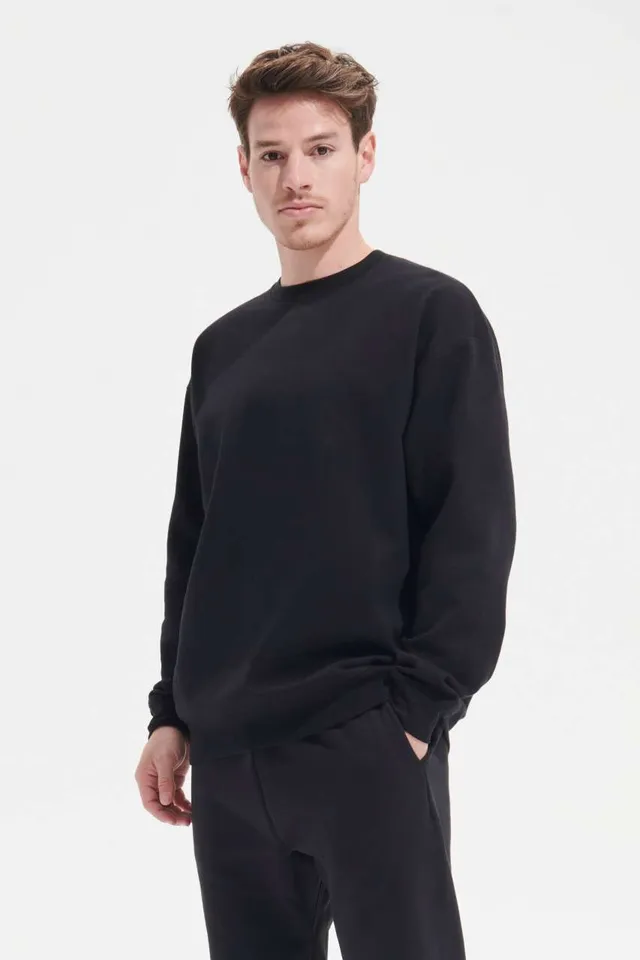 SOL'S Columbia - uniszex környakas pulóver (03814), modellen