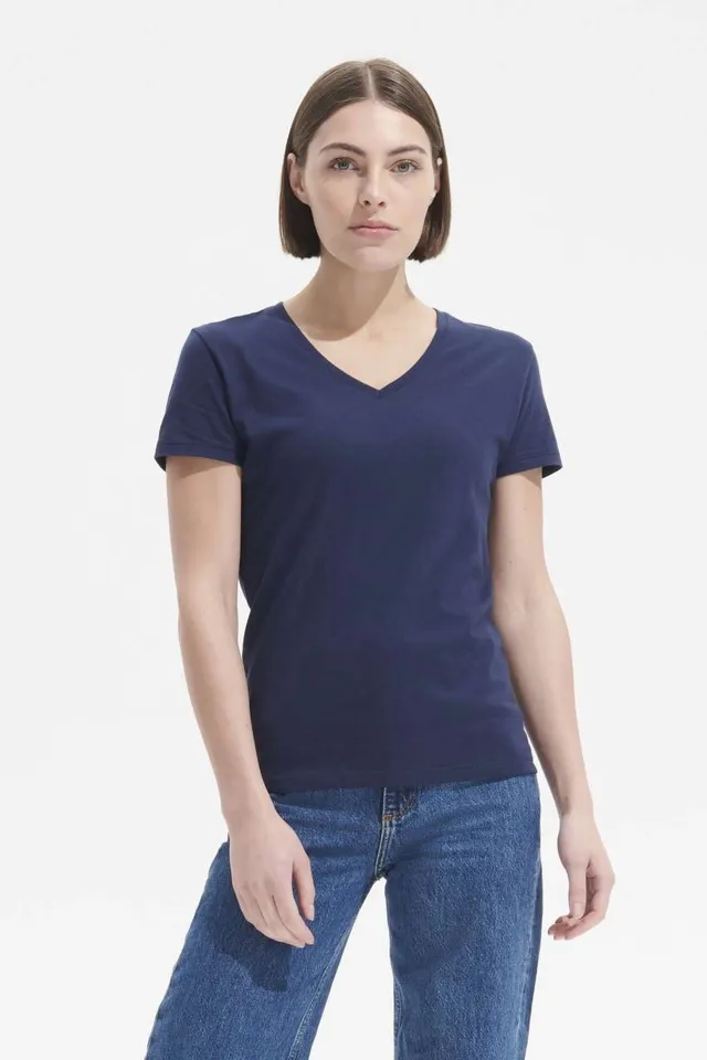 SOL'S Imperial V Women - V-nyakú női póló (02941), modellen