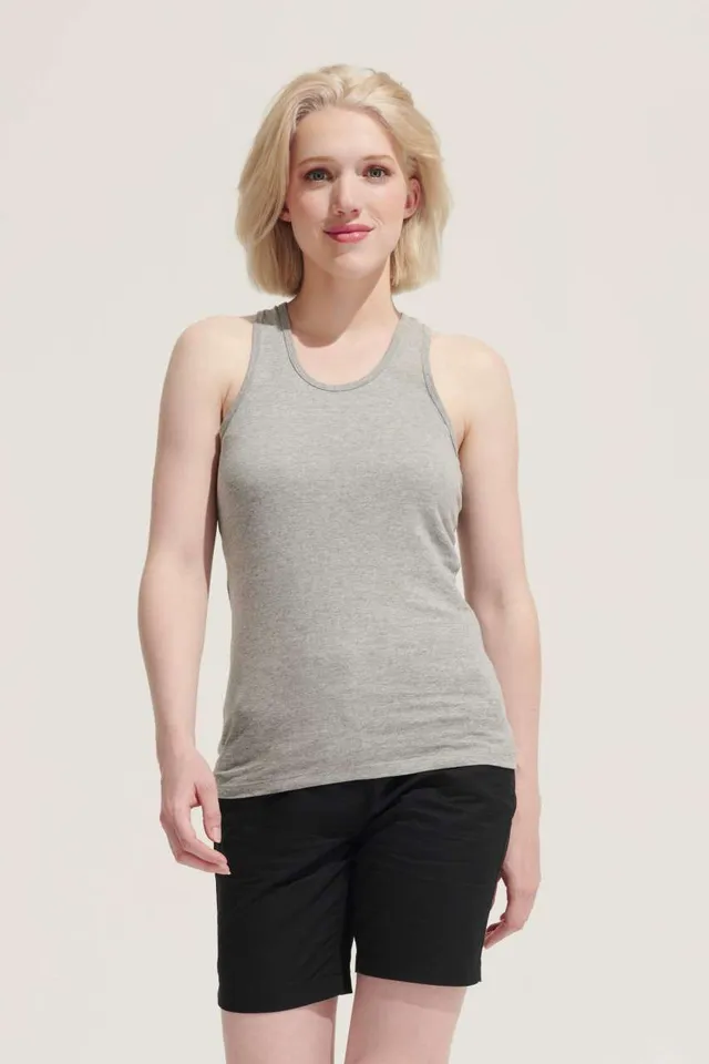 SOL'S Justin - Racerback női trikó (01826), modellen