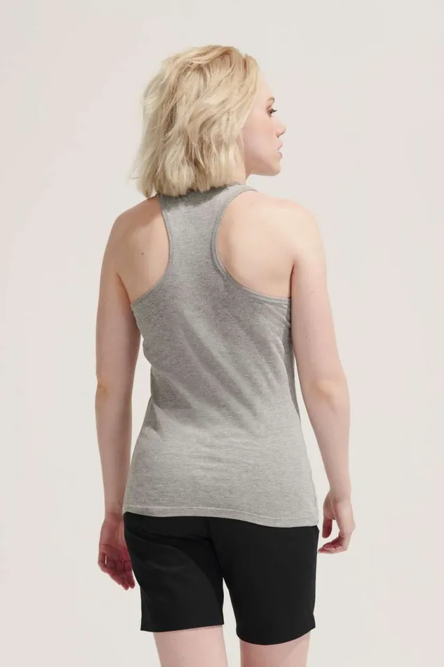 SOL'S Justin - Racerback női trikó (01826), modellen