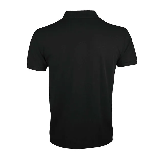 SOL'S Prime - férfi Polycotton pólóing (00571), Fekete színben
