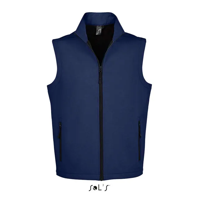 SOL'S Race - softshell férfi mellény (02887), Francia sötétkék színben