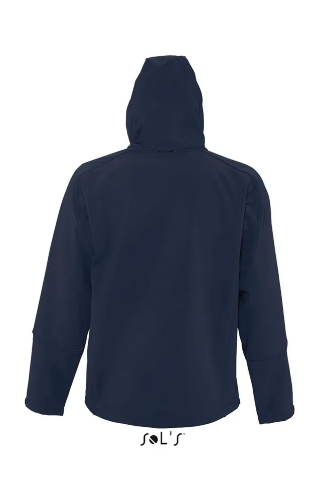 SOL'S Replay - férfi kapucnis softshell (46602), Francia sötétkék színben