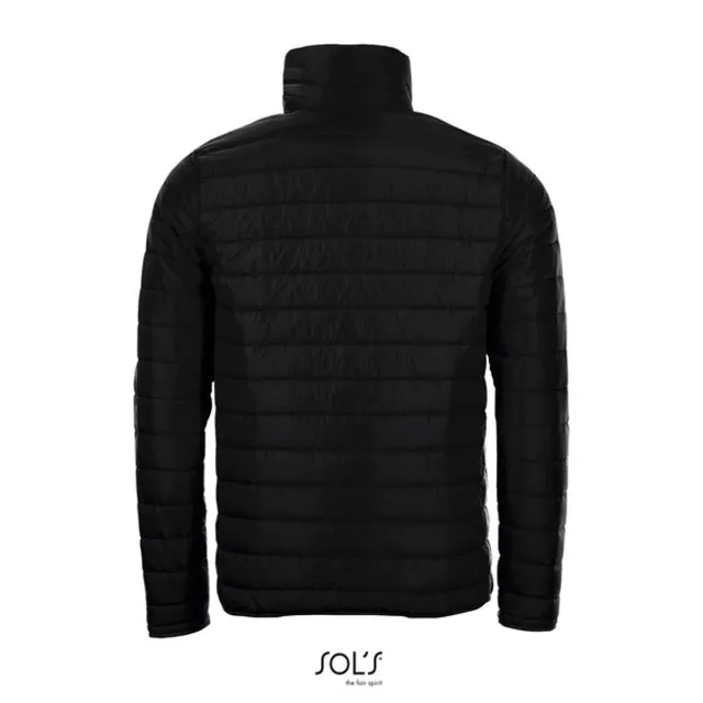 SOL'S Ride könnyű bélelt férfi dzseki (01193), Fekete színben