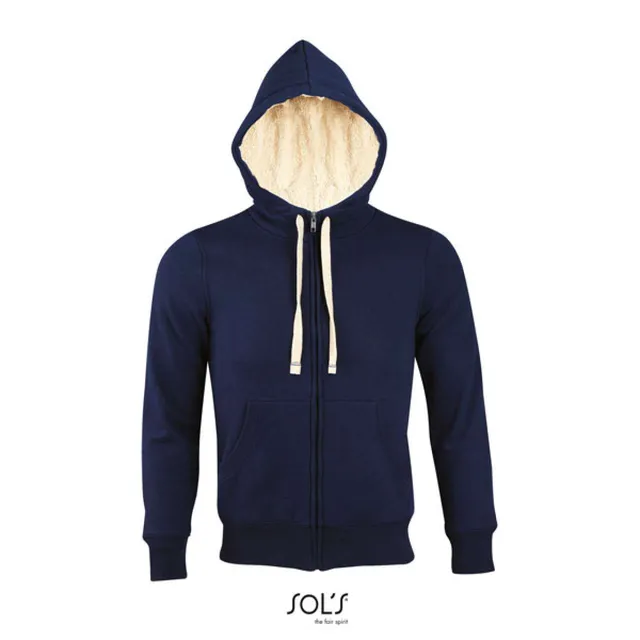SOL'S Sherpa - uniszex cipzáras pulóver Sherpa béléssel (00584)