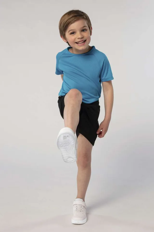 SOL'S Sporty - gyermek raglan ujjú póló (01166), modellen
