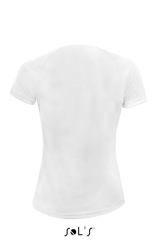 SOL'S Sporty - női Raglan ujjú póló (01159), Fehér színben