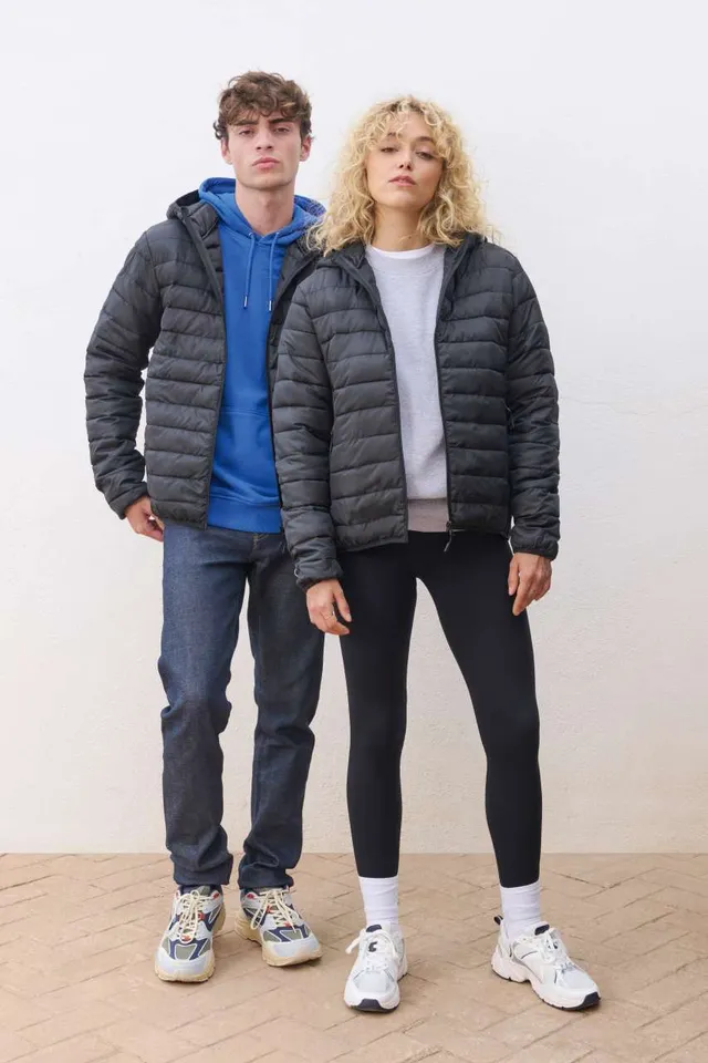 SOL'S Stream Hooded - Lightweight kapucnis bélelt férfi kabát (04444), modellen