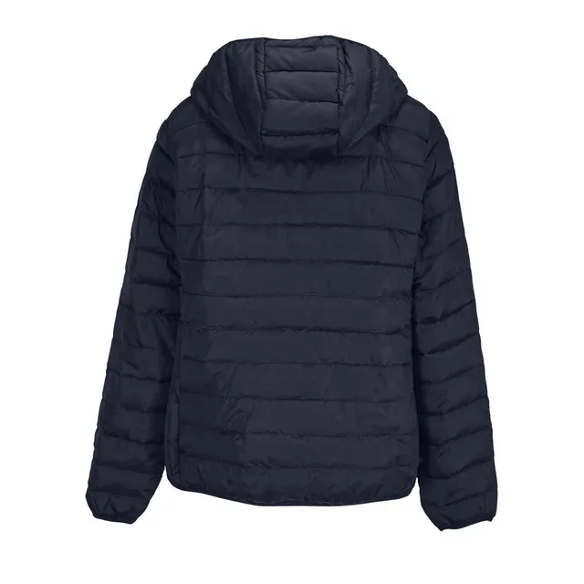 SOL'S Stream Hooded - Lightweight kapucnis bélelt női kabát (04445), Francia sötétkék színben