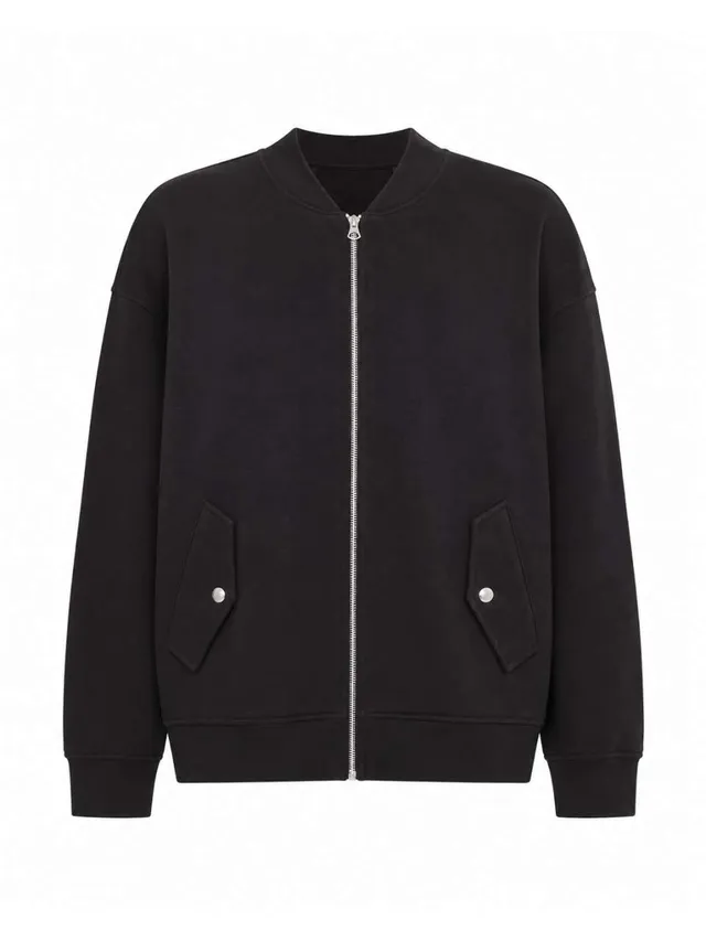 True Blanks férfi Boxy Bomber pulóver (TB02M110)