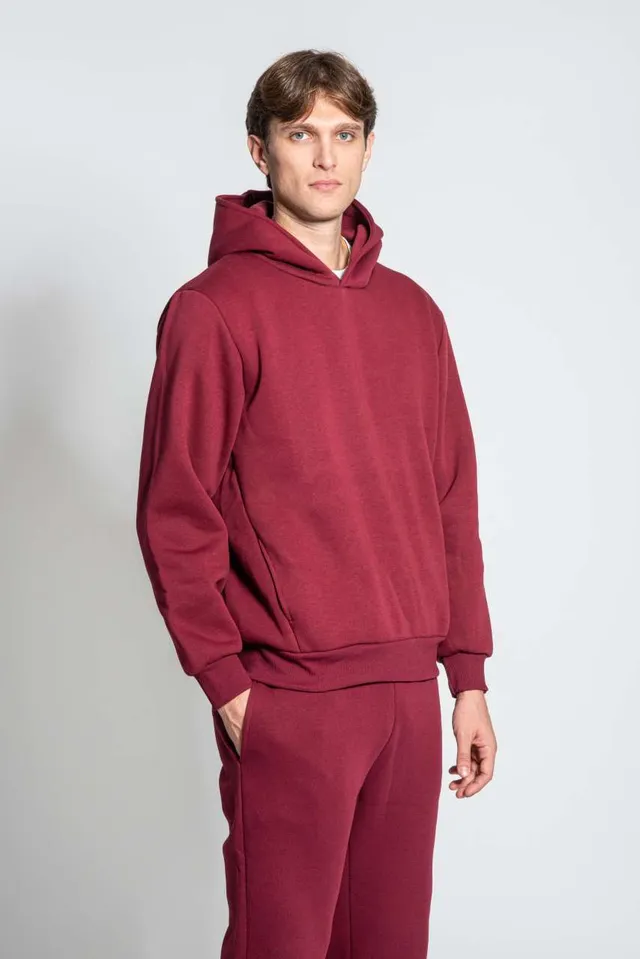 Vesti Mya - uniszex városi soft kapucnis pulóver (IT817T), modellen